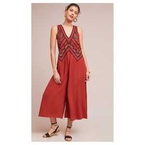 Anthropologie - Maeve - Desert Embroidered Jumpsuit
